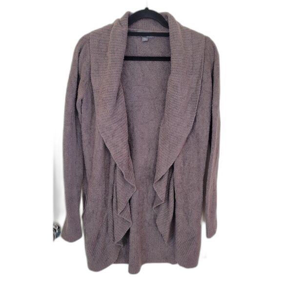 Barefoot Dreams CozyChic Lite Drape Cardigan Sweater - Picture 1 of 4